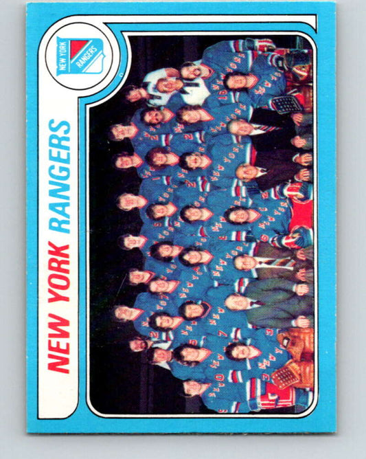 1979-80 O-Pee-Chee #254 Rangers Team CL  New York Rangers  V19194