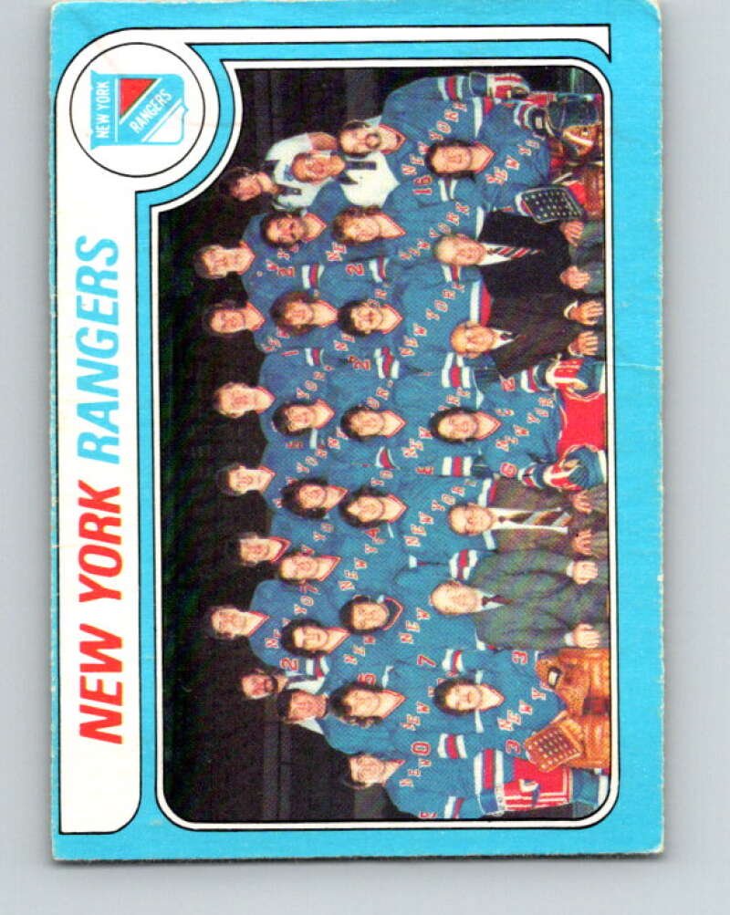 1979-80 O-Pee-Chee #254 Rangers Team CL  New York Rangers  V19195