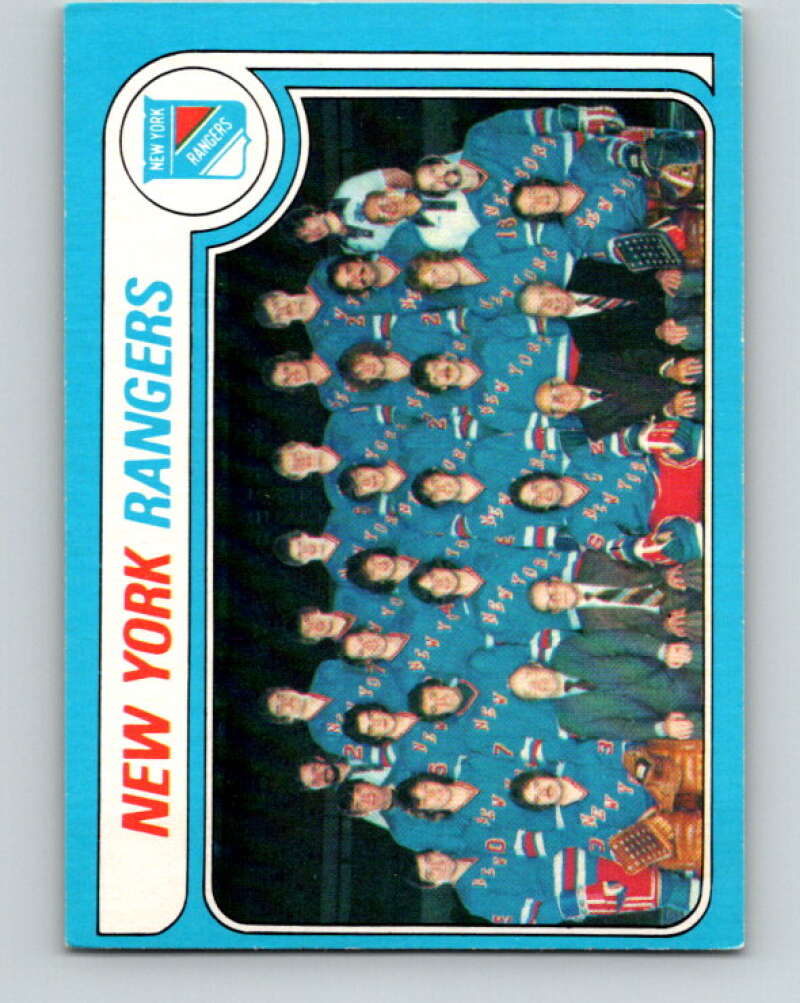 1979-80 O-Pee-Chee #254 Rangers Team CL  New York Rangers  V19196