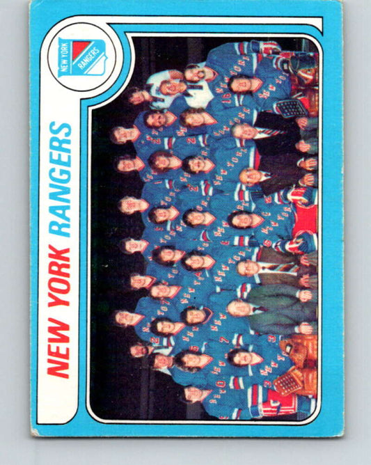 1979-80 O-Pee-Chee #254 Rangers Team CL  New York Rangers  V19198