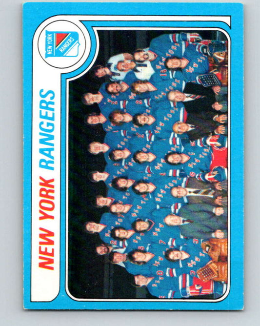 1979-80 O-Pee-Chee #254 Rangers Team CL  New York Rangers  V19199