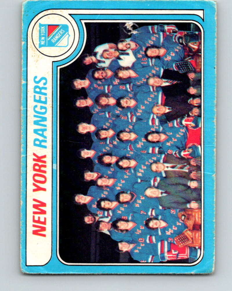 1979-80 O-Pee-Chee #254 Rangers Team CL  New York Rangers  V19203