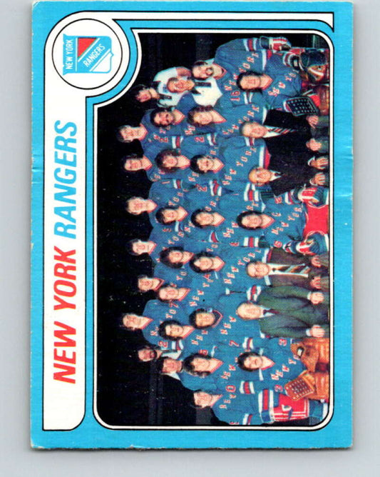 1979-80 O-Pee-Chee #254 Rangers Team CL  New York Rangers  V19204