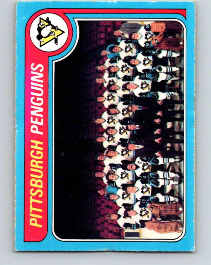 1979-80 O-Pee-Chee #256 Penguins Team CL  Pittsburgh Penguins  V19215