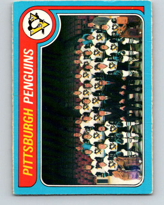 1979-80 O-Pee-Chee #256 Penguins Team CL  Pittsburgh Penguins  V19217