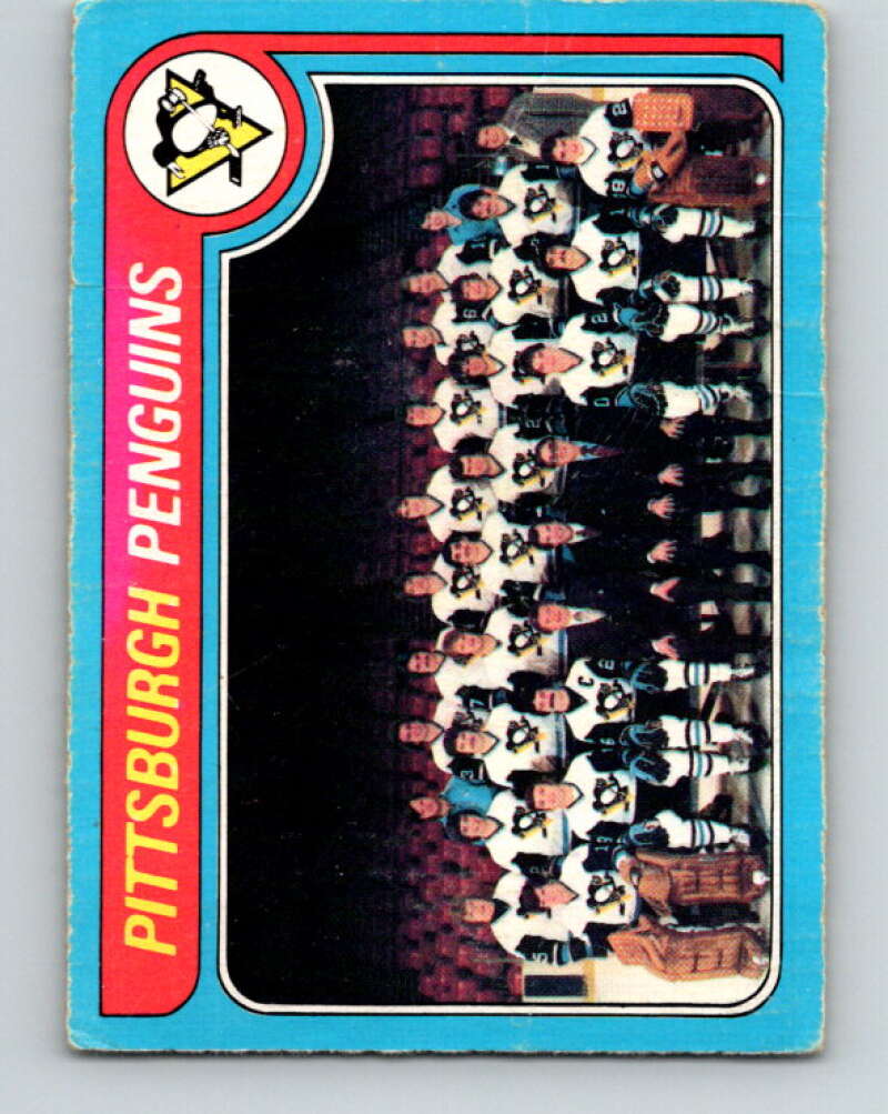 1979-80 O-Pee-Chee #256 Penguins Team CL  Pittsburgh Penguins  V19219