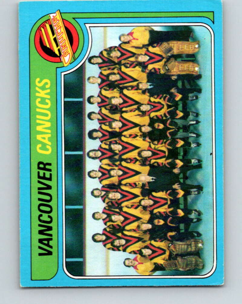 1979-80 O-Pee-Chee #259 Canucks Team CL  Vancouver Canucks  V19242