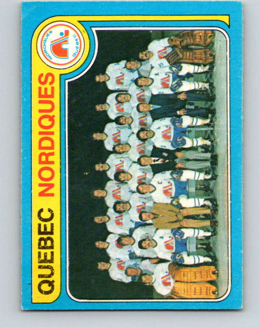 1979-80 O-Pee-Chee #261 Nordiques Team CL  Quebec Nordiques  V19256