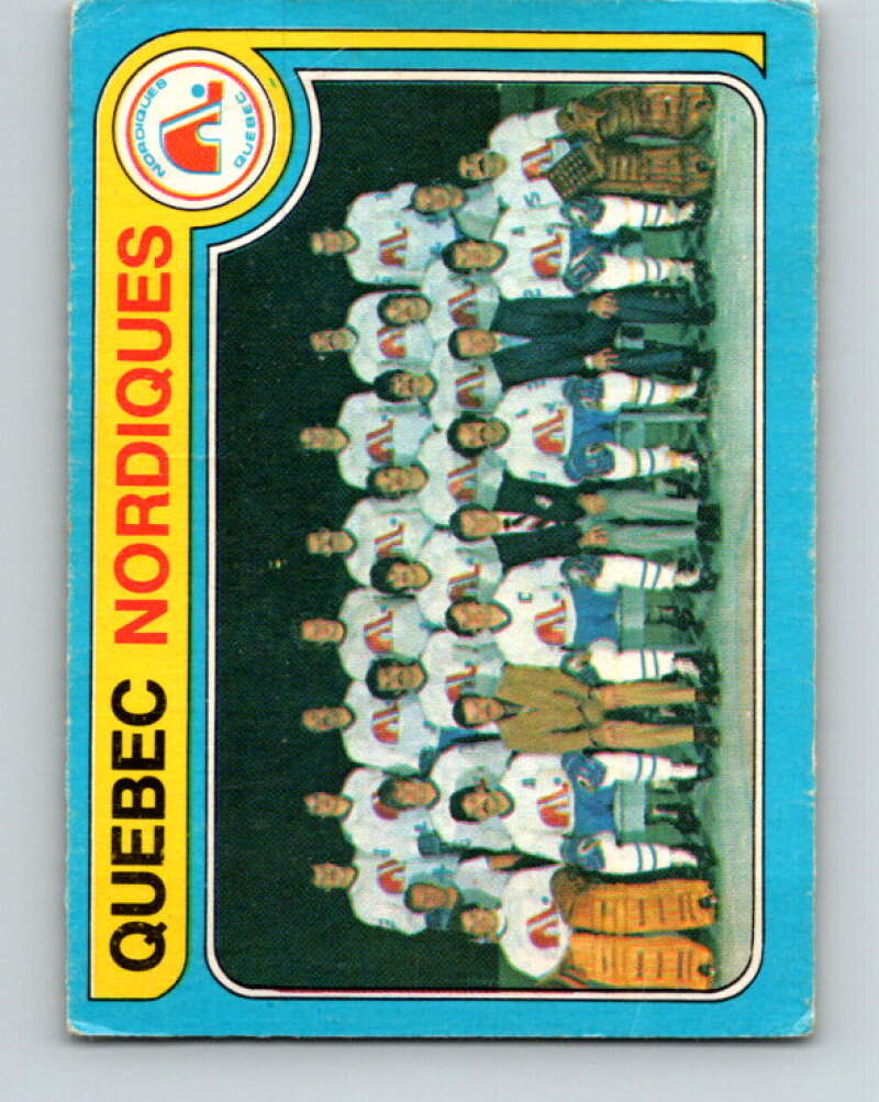 1979-80 O-Pee-Chee #261 Nordiques Team CL  Quebec Nordiques  V19258