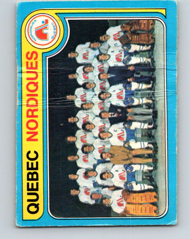 1979-80 O-Pee-Chee #261 Nordiques Team CL  Quebec Nordiques  V19259