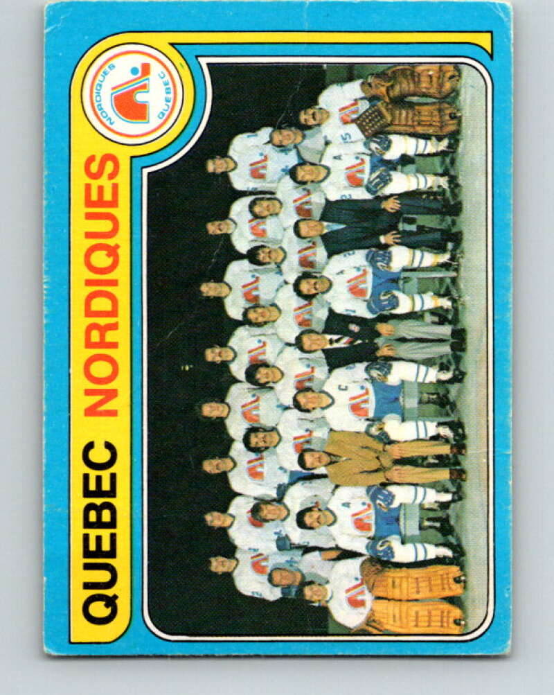 1979-80 O-Pee-Chee #261 Nordiques Team CL  Quebec Nordiques  V19260