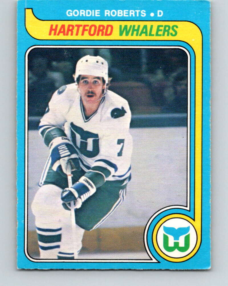 1979-80 O-Pee-Chee #265 Gordie Roberts  RC Rookie Hartford Whalers  V19292