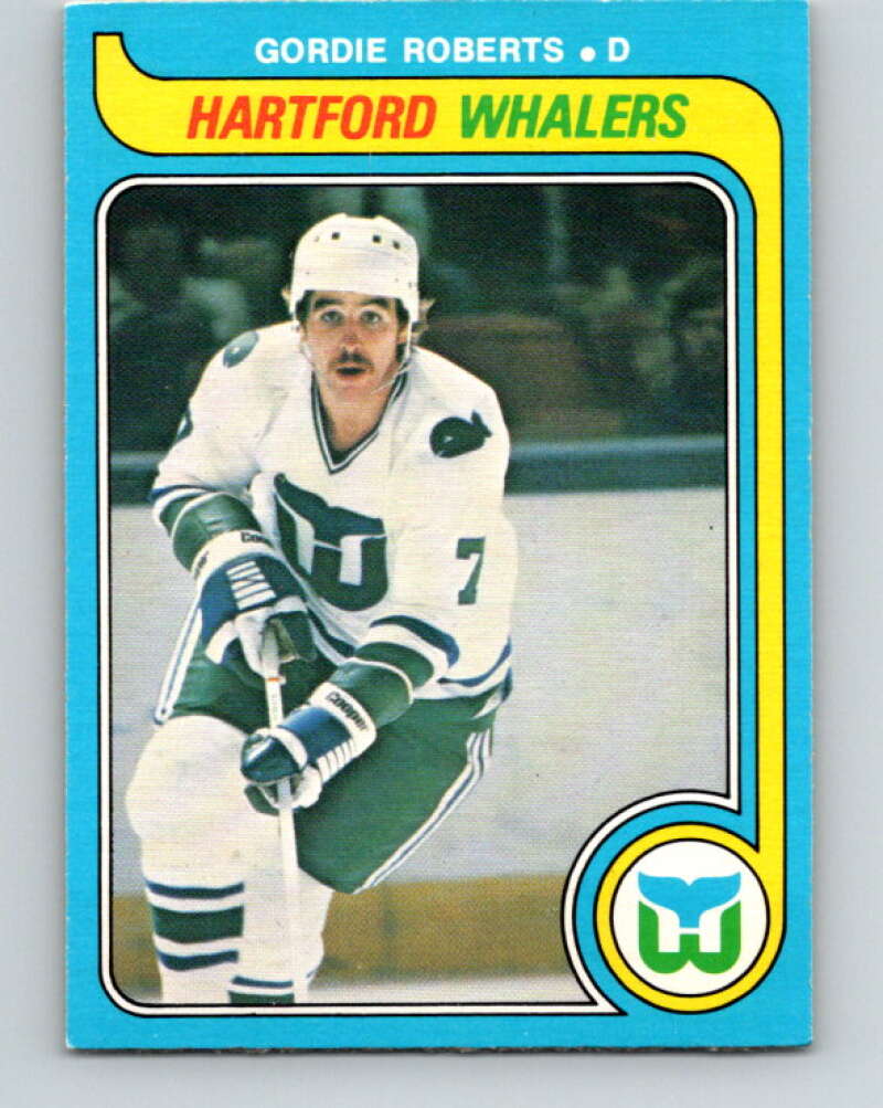 1979-80 O-Pee-Chee #265 Gordie Roberts  RC Rookie Hartford Whalers  V19294