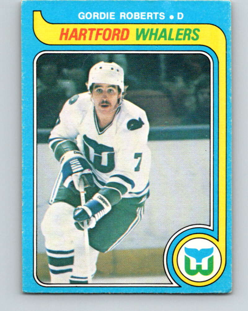 1979-80 O-Pee-Chee #265 Gordie Roberts  RC Rookie Hartford Whalers  V19299