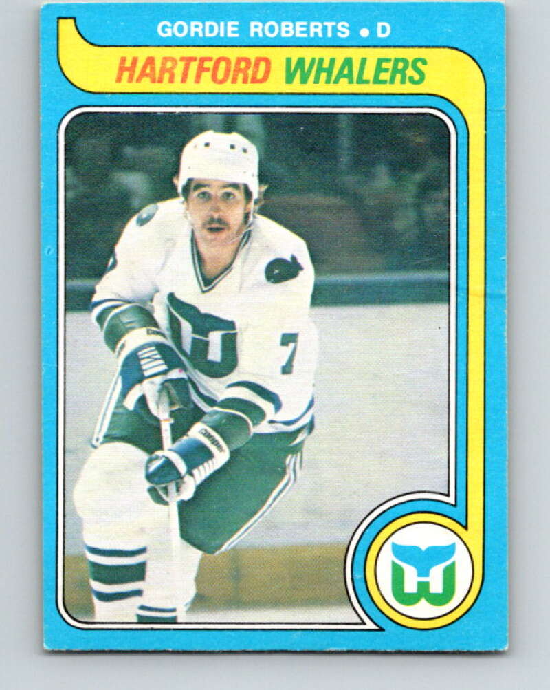 1979-80 O-Pee-Chee #265 Gordie Roberts  RC Rookie Hartford Whalers  V19300