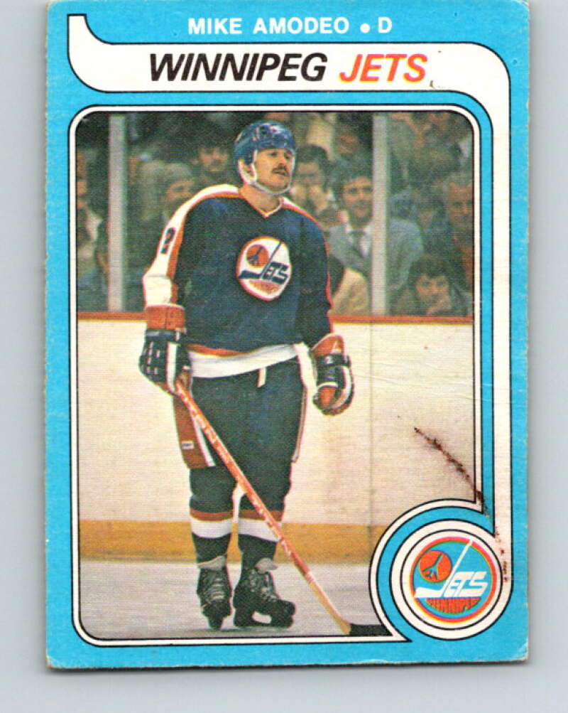 1979-80 O-Pee-Chee #268 Mike Amodeo  Winnipeg Jets  V19330