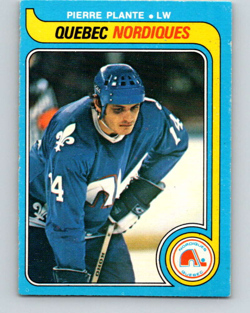 1979-80 O-Pee-Chee #275 Pierre Plante  Quebec Nordiques  V19377