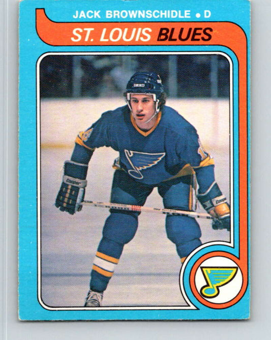 1979-80 O-Pee-Chee #278 Jack Brownschidle  St. Louis Blues  V19399