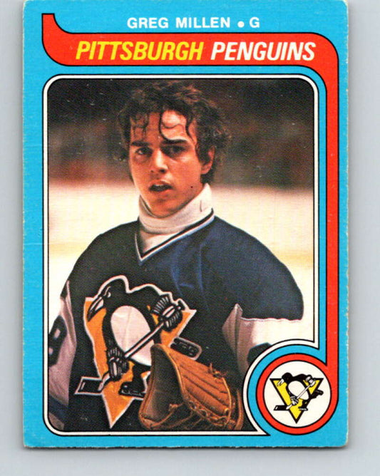 1979-80 O-Pee-Chee #281 Greg Millen  RC Rookie Pittsburgh Penguins  V19437