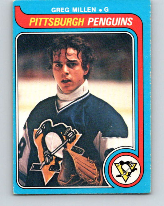 1979-80 O-Pee-Chee #281 Greg Millen  RC Rookie Pittsburgh Penguins  V19439