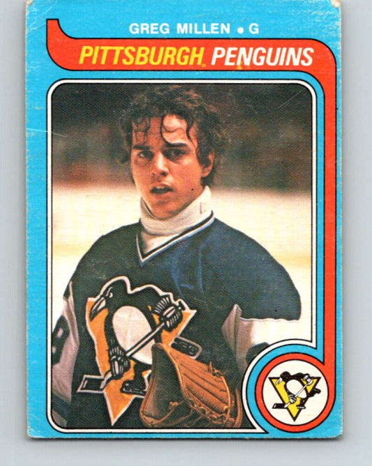 1979-80 O-Pee-Chee #281 Greg Millen  RC Rookie Pittsburgh Penguins  V19444