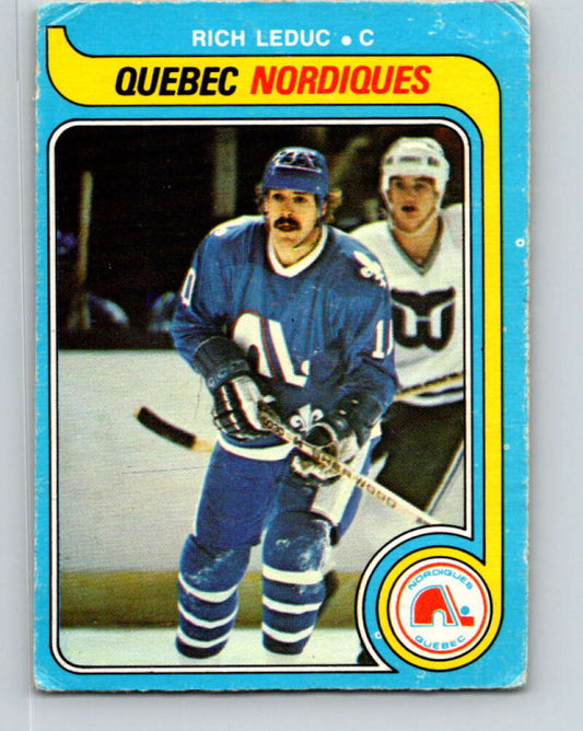 1979-80 O-Pee-Chee #283 Rich Leduc  Quebec Nordiques  V19458