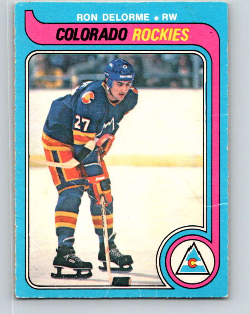 1979-80 O-Pee-Chee #284 Ron Delorme  Colorado Rockies  V19459