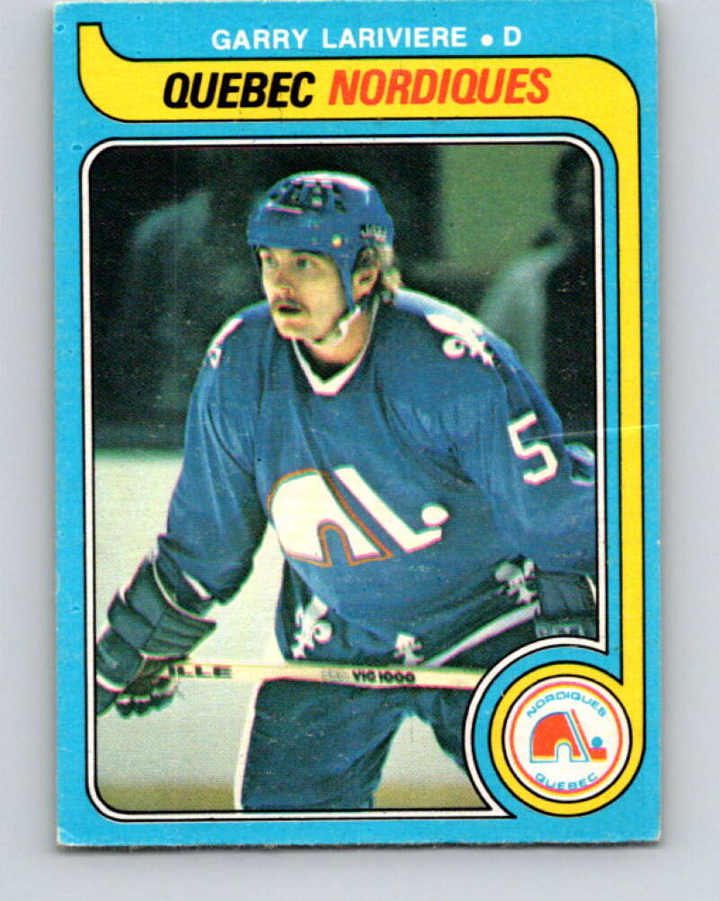 1979-80 O-Pee-Chee #291 Garry Lariviere  Quebec Nordiques  V19525