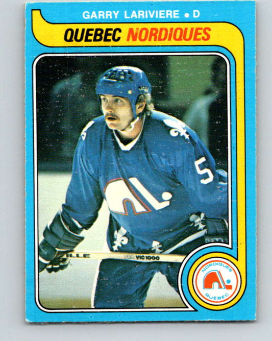 1979-80 O-Pee-Chee #291 Garry Lariviere  Quebec Nordiques  V19532