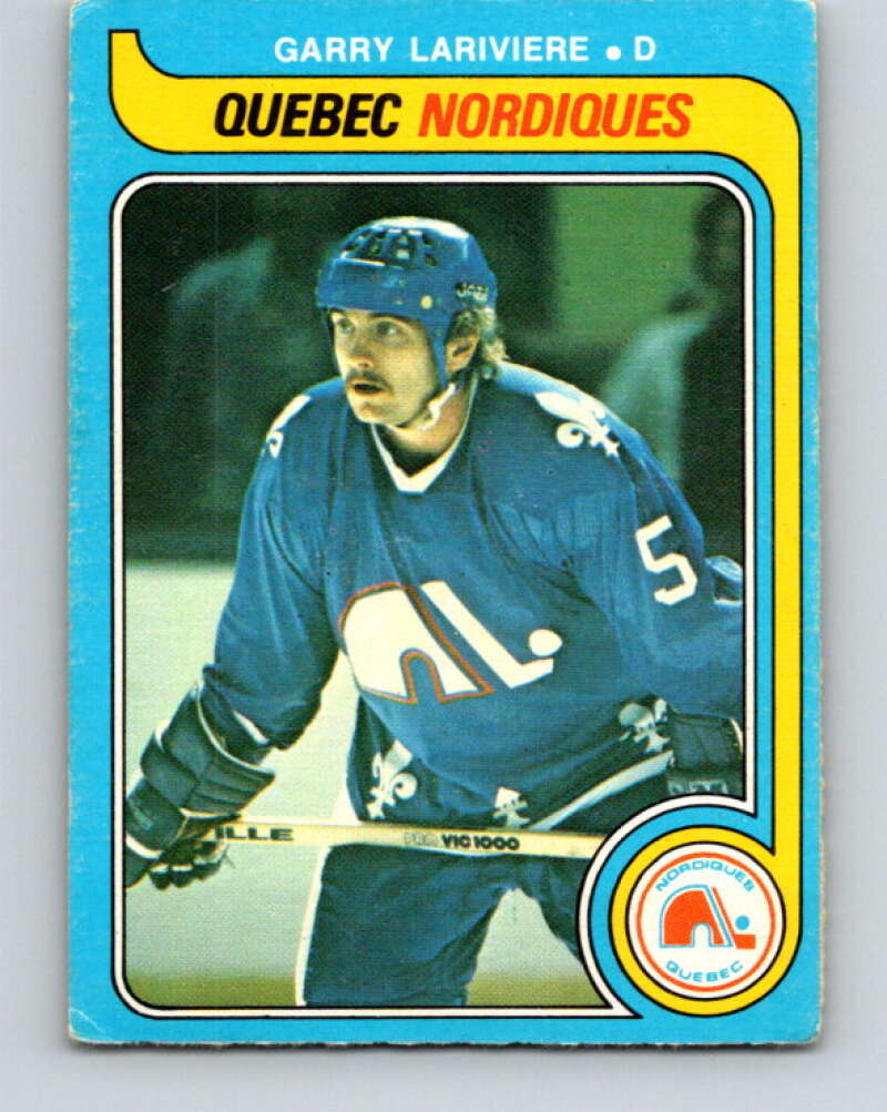 1979-80 O-Pee-Chee #291 Garry Lariviere  Quebec Nordiques  V19534