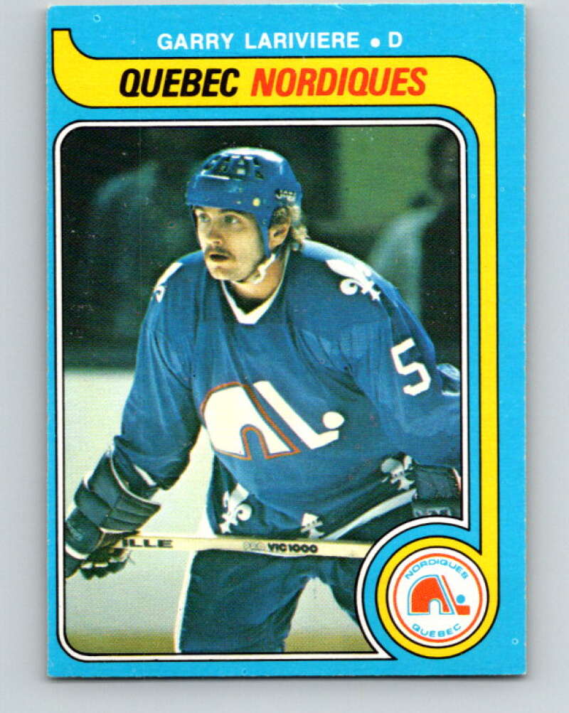 1979-80 O-Pee-Chee #291 Garry Lariviere  Quebec Nordiques  V19536