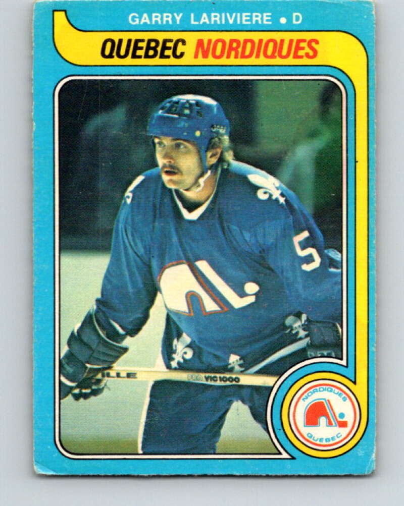 1979-80 O-Pee-Chee #291 Garry Lariviere  Quebec Nordiques  V19537