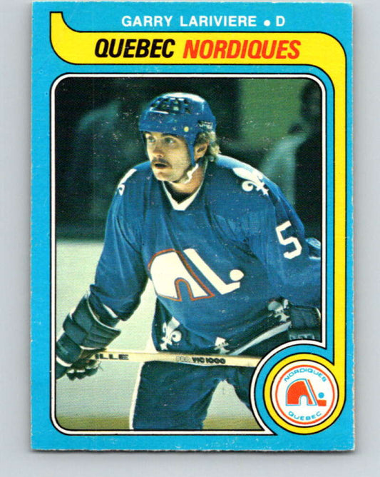 1979-80 O-Pee-Chee #291 Garry Lariviere  Quebec Nordiques  V19538