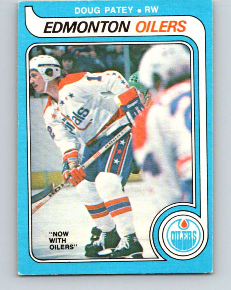 1979-80 O-Pee-Chee #298 Doug Patey  RC Rookie Edmonton Oilers  V19603