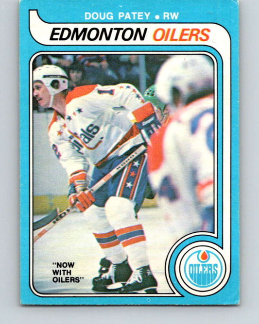 1979-80 O-Pee-Chee #298 Doug Patey  RC Rookie Edmonton Oilers  V19608