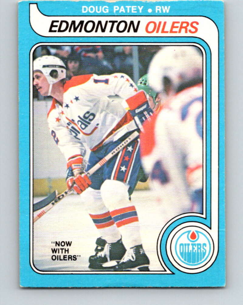 1979-80 O-Pee-Chee #298 Doug Patey  RC Rookie Edmonton Oilers  V19609