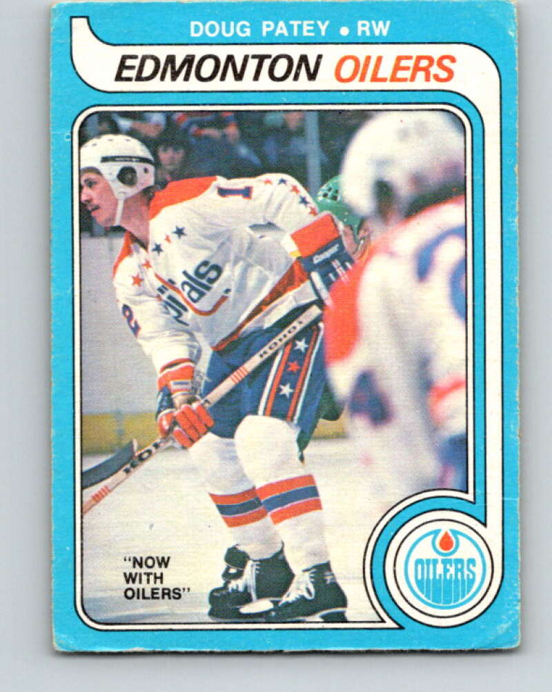 1979-80 O-Pee-Chee #298 Doug Patey  RC Rookie Edmonton Oilers  V19615