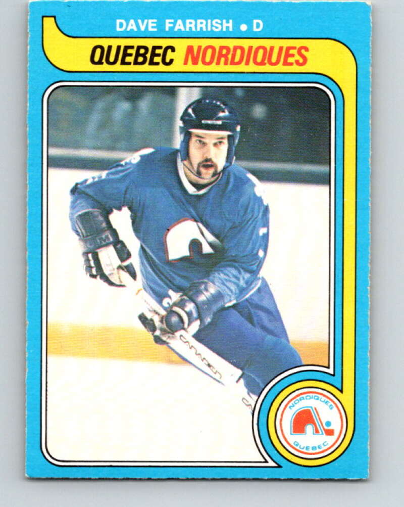 1979-80 O-Pee-Chee #299 Dave Farrish  Quebec Nordiques  V19616