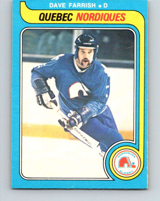 1979-80 O-Pee-Chee #299 Dave Farrish  Quebec Nordiques  V19617