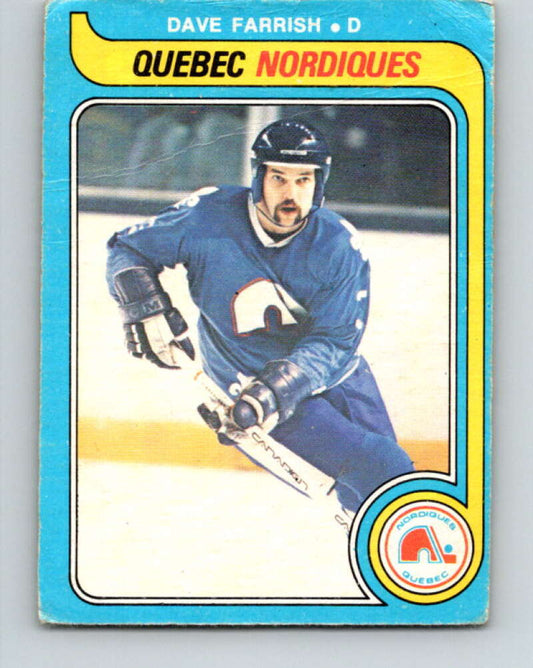 1979-80 O-Pee-Chee #299 Dave Farrish  Quebec Nordiques  V19619