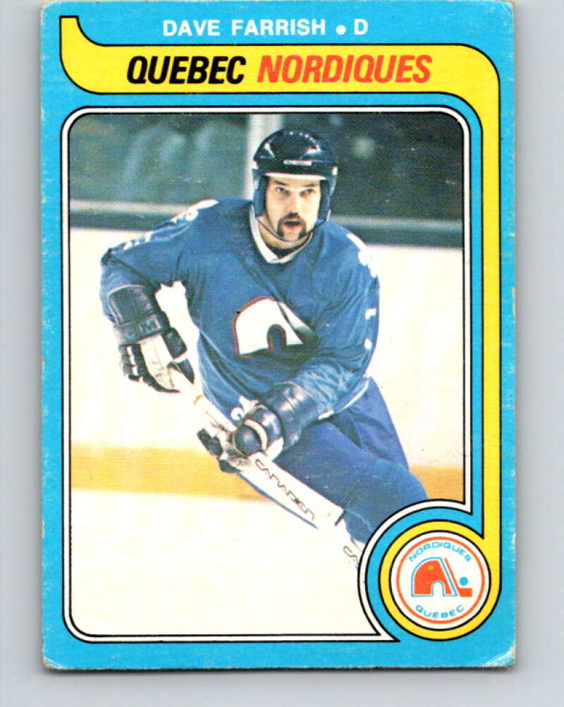 1979-80 O-Pee-Chee #299 Dave Farrish  Quebec Nordiques  V19620