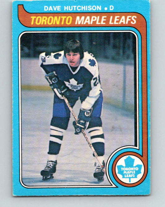 1979-80 O-Pee-Chee #302 Dave Hutchison  Toronto Maple Leafs  V19640