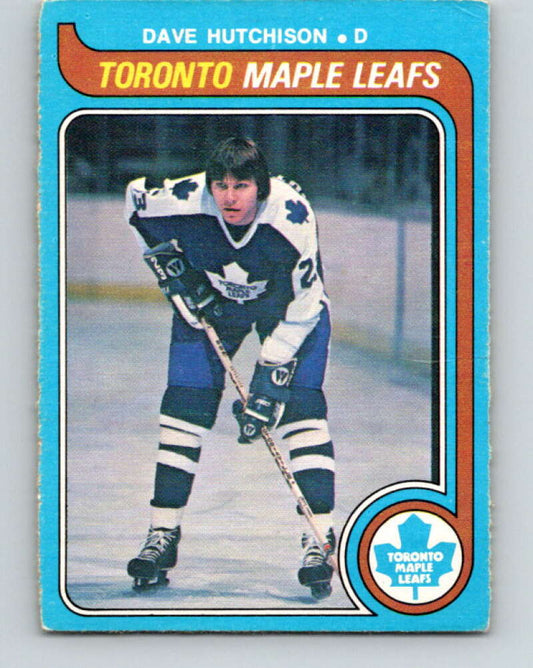 1979-80 O-Pee-Chee #302 Dave Hutchison  Toronto Maple Leafs  V19643