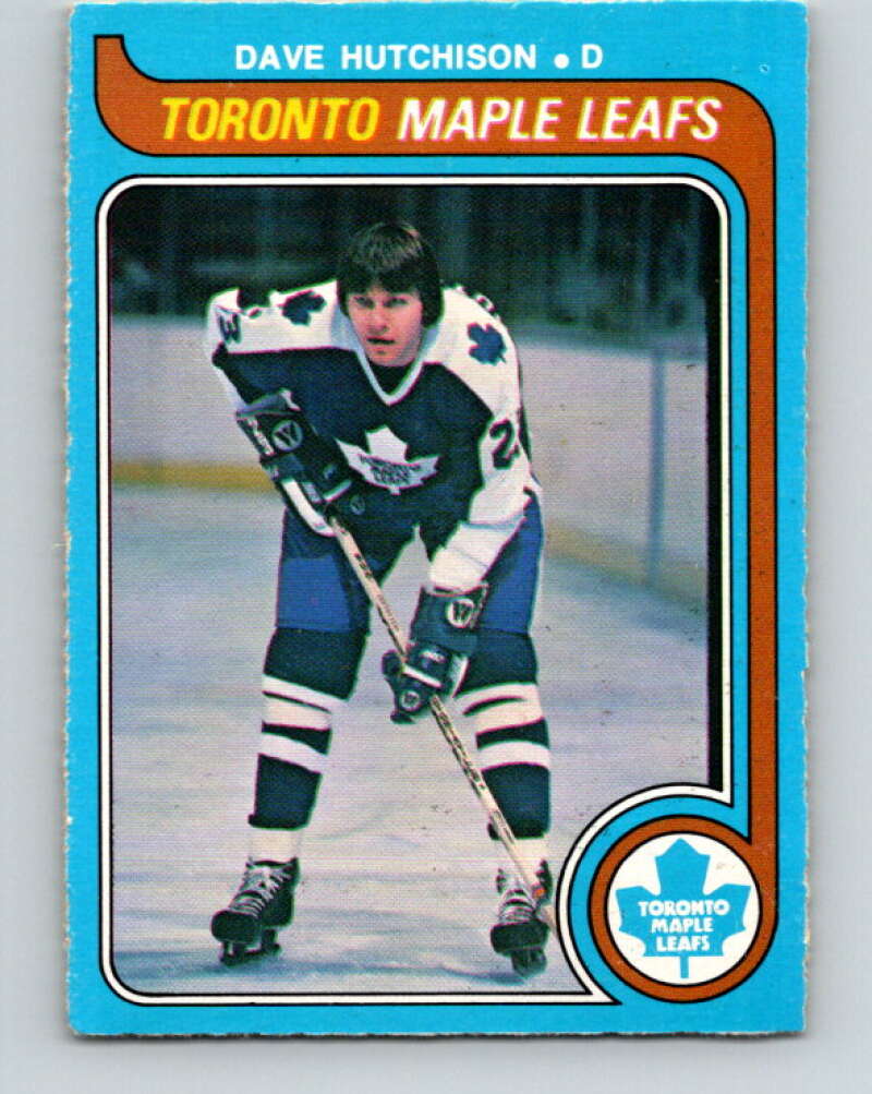 1979-80 O-Pee-Chee #302 Dave Hutchison  Toronto Maple Leafs  V19645