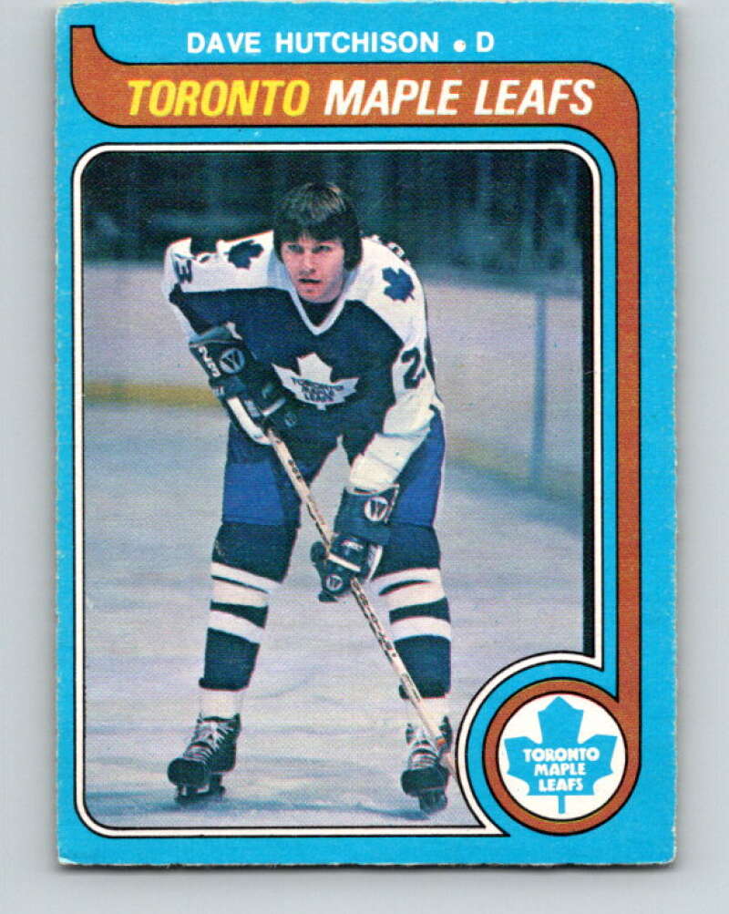 1979-80 O-Pee-Chee #302 Dave Hutchison  Toronto Maple Leafs  V19646