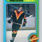 1979-80 O-Pee-Chee #305 Chris Oddleifson  Vancouver Canucks  V19672