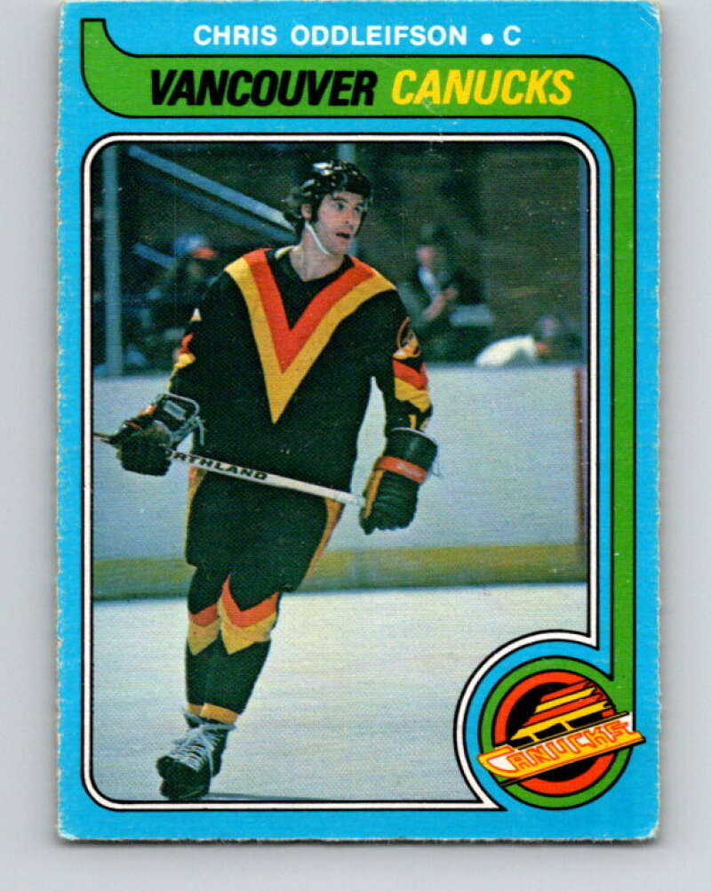 1979-80 O-Pee-Chee #305 Chris Oddleifson  Vancouver Canucks  V19678