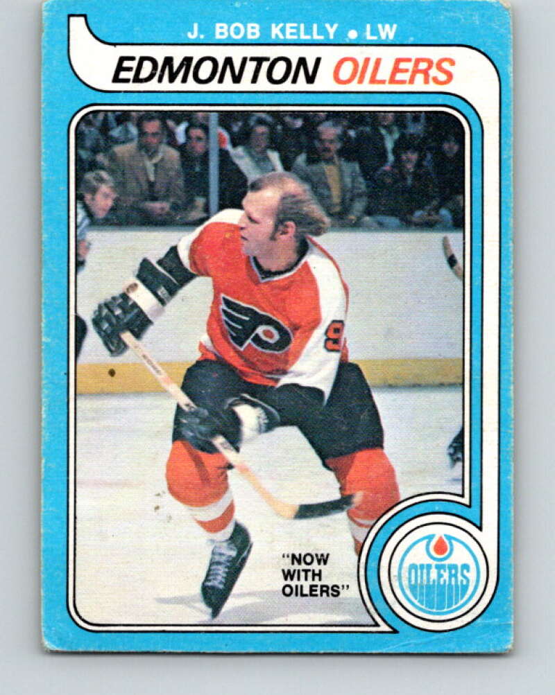 1979-80 O-Pee-Chee #306 J. Bob Kelly UER  Edmonton Oilers  V19683