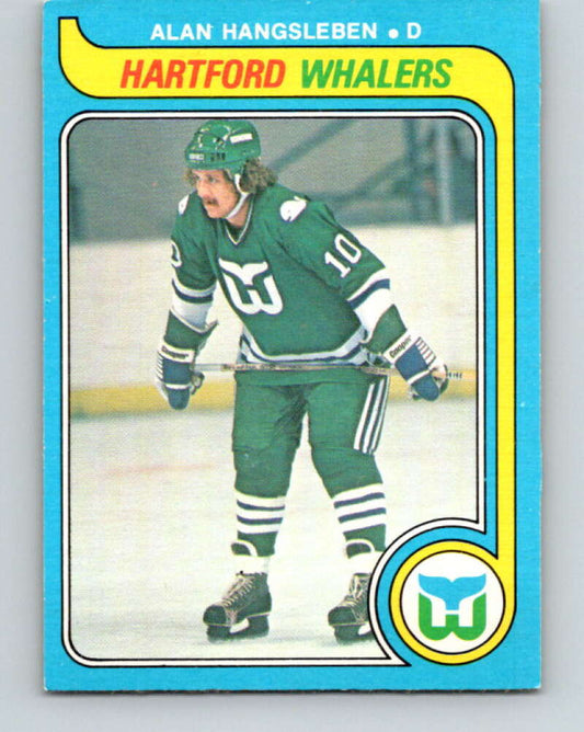 1979-80 O-Pee-Chee #307 Alan Hangsleben  RC Rookie Hartford Whalers  V19694