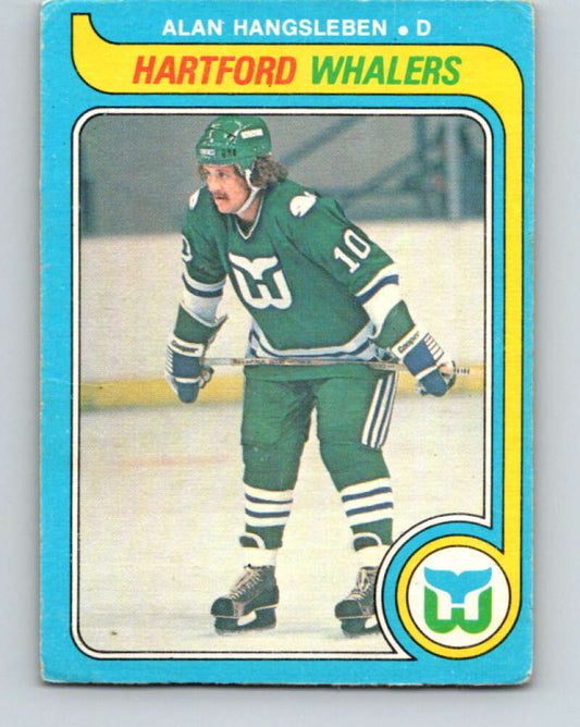 1979-80 O-Pee-Chee #307 Alan Hangsleben  RC Rookie Hartford Whalers  V19695